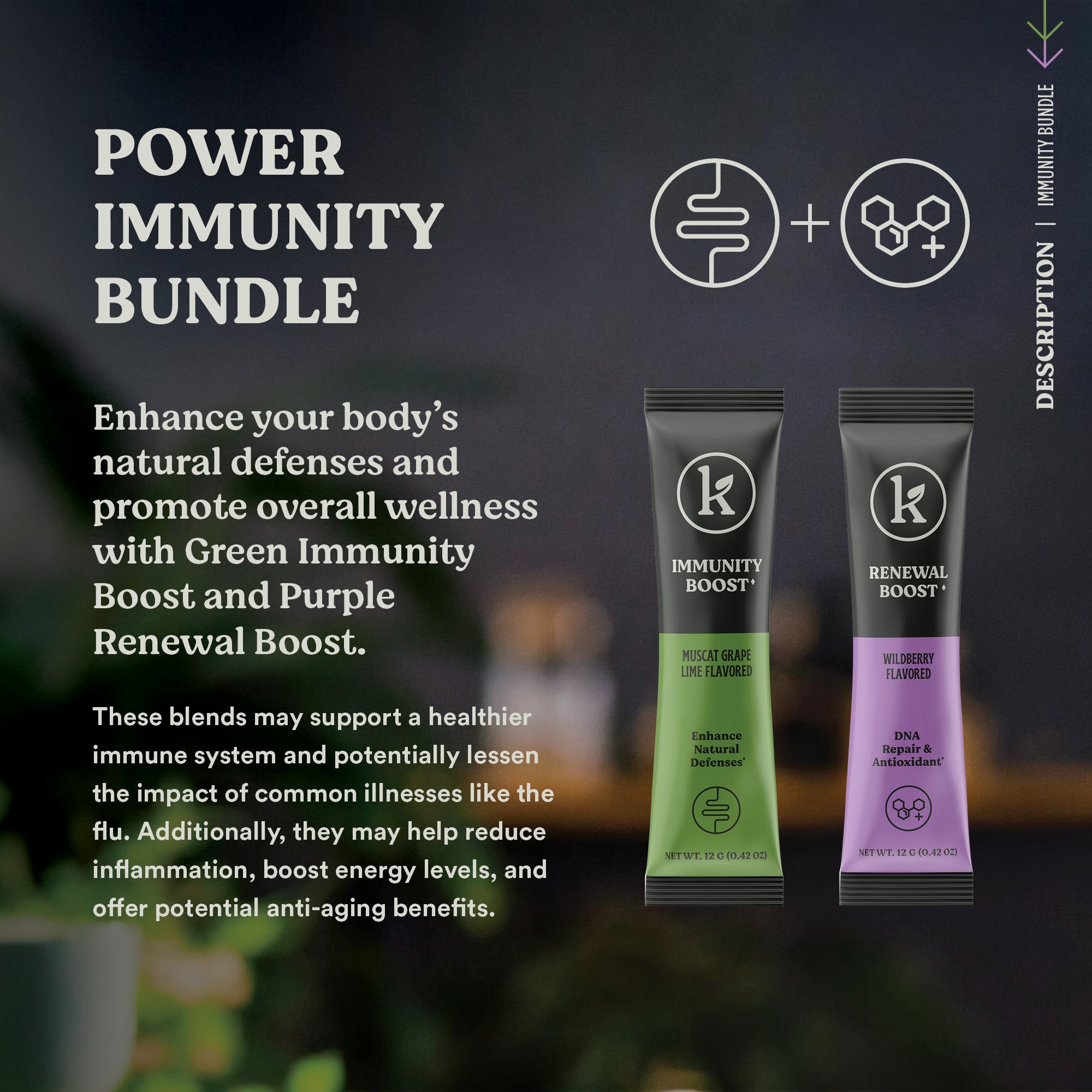 Immunity Power Bundle – Immune System Support and DNA Repair