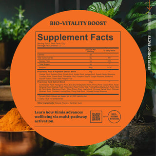 Bio-Vitality Boost supplement facts