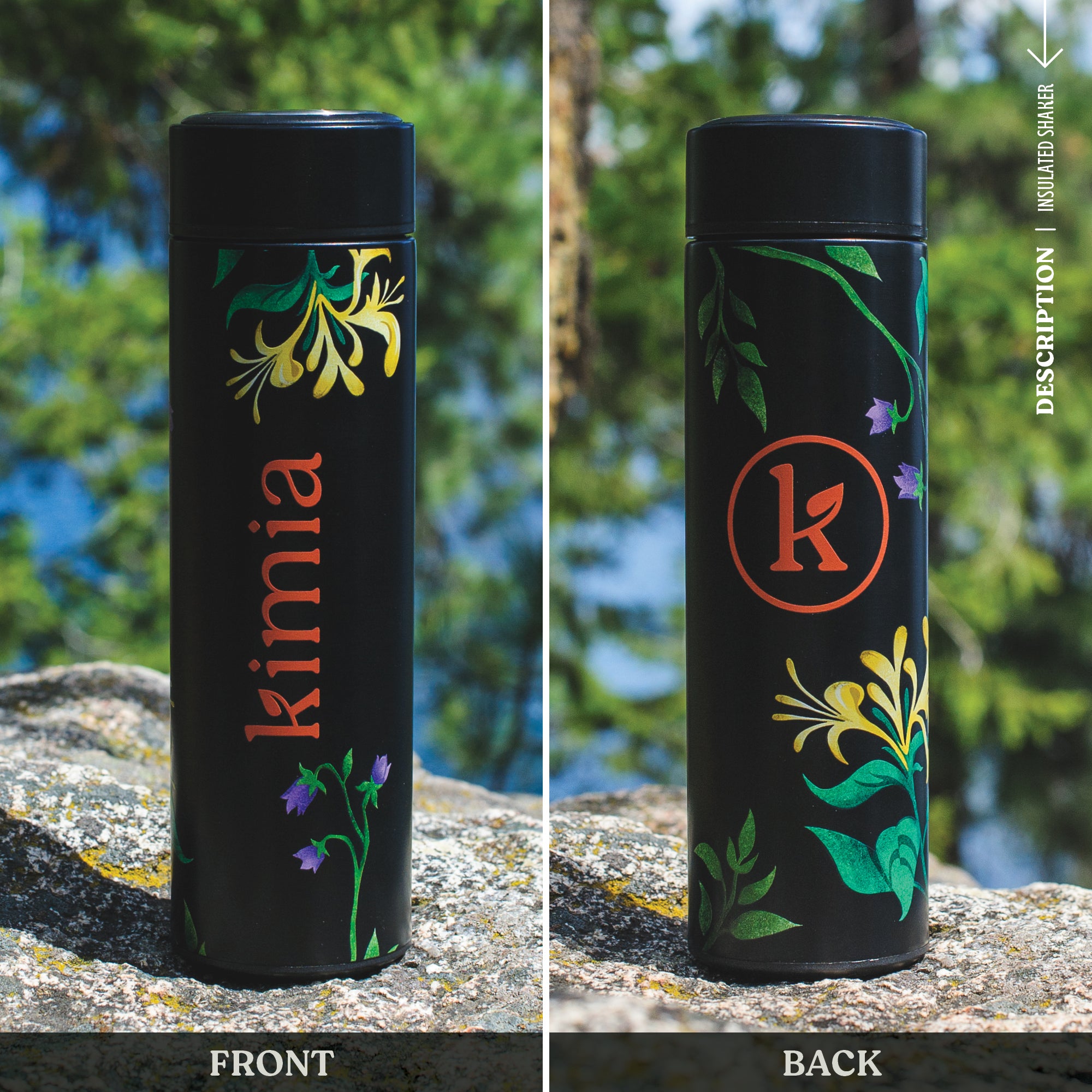 Kimia Insulated Shaker Bottle