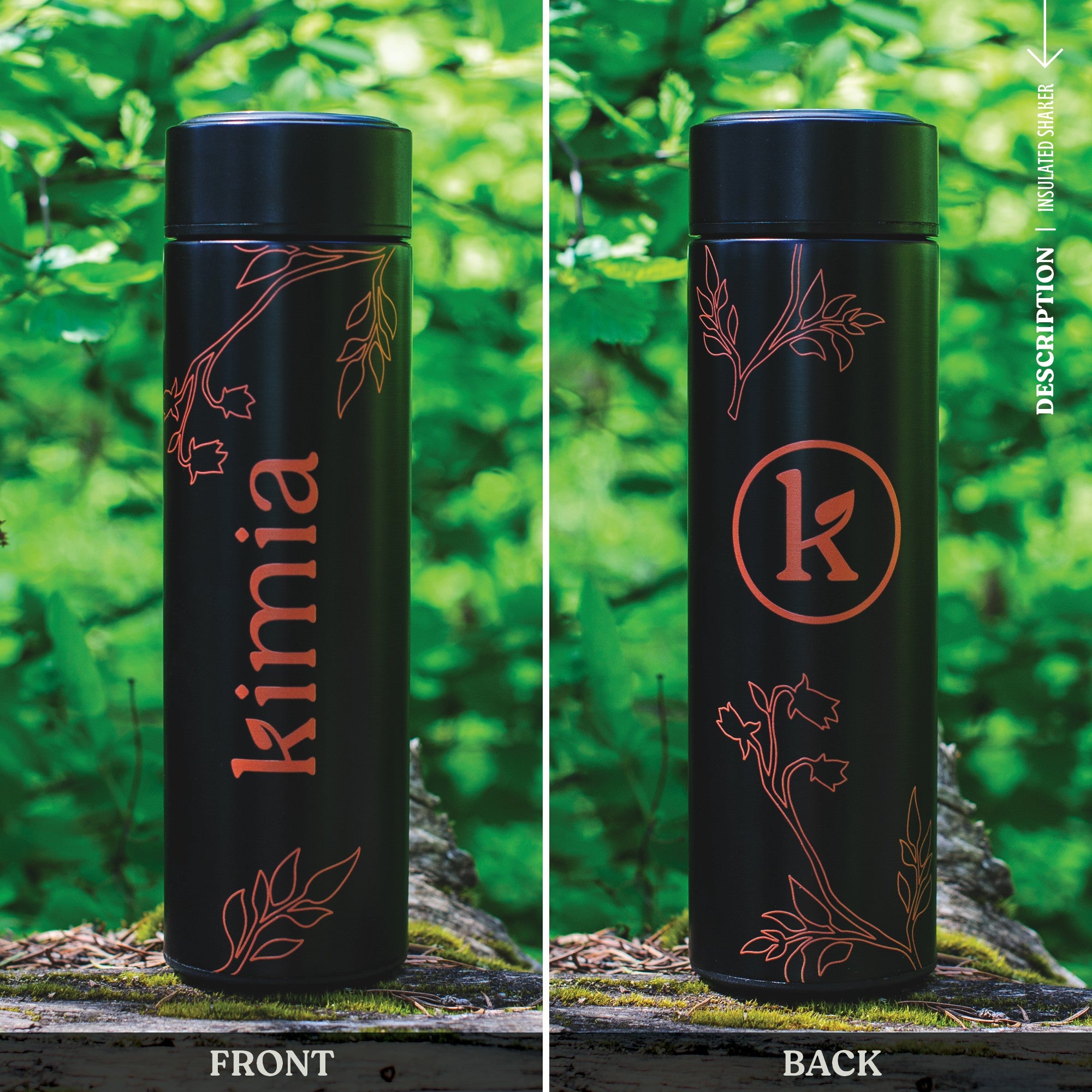 Kimia Insulated Shaker Bottle