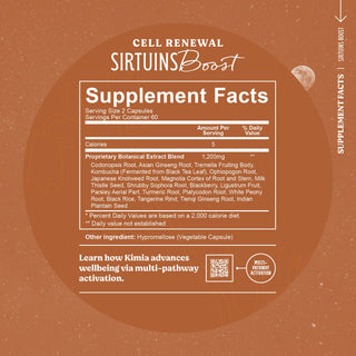 Sirtuin Boost – Cellular Health & Anti-Aging Capsules